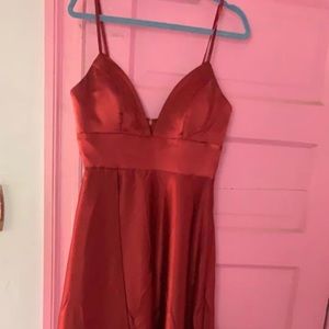 Maroon Aline dress. Size 8